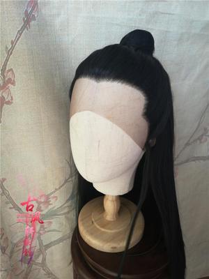 taobao agent Gufengxuan wig costume wigs of Hanfu wigs, three -pointed beauty, three -pointed beauty, top all -purpose universal model front lace wig