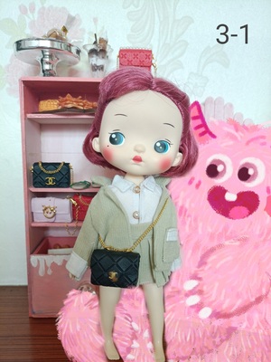 taobao agent Barbie Xiaobu Mollybjd6 points baby bag Xiaoxiang Fengxiang Grandma hand -made Blythe soldiers OB11FR Kerr