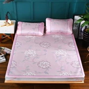 Châu Âu ghế máy lạnh jacquard lụa mat ba mảnh nước có thể gập lại lụa băng mát mat mat đơn hoặc kép thảm không trơn trượt - Thảm mùa hè