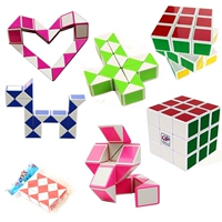Sức mạnh trí tuệ của trẻ em bậc ba Rubik khối lập phương 24 câu đố ma thuật cai trị ghép hình 3-4-5-6 tuổi đồ chơi học sinh do choi thong minh