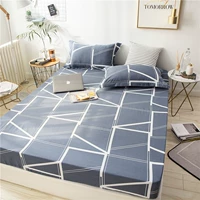 Giường bông Tấm trải giường bằng vải bông đơn 1,2 m 1,5 1,8m Bộ đồ giường bọc nệm Simmons ga chun bọc giường spa