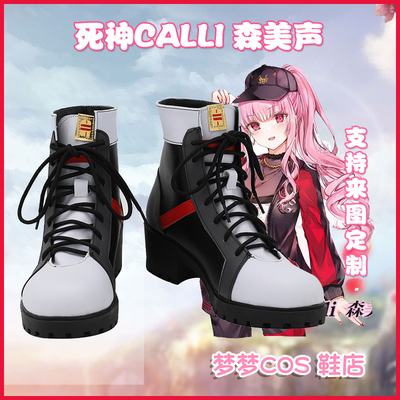 taobao agent A3768 Hololive Virtual Idol Death Calli Mori Mori COSPLAY Shoes COSPLAY Shoes