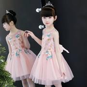 Váy bé gái 2019 mới hè Hàn Quốc của bé công chúa đầm mùa hè mỏng phần bé gái siêu ngoại váy - Váy