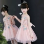 Váy bé gái 2019 mới hè Hàn Quốc của bé công chúa đầm mùa hè mỏng phần bé gái siêu ngoại váy - Váy váy đầm thu đông bé gái
