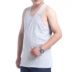 Áo blouse cũ và trung tuổi cotton trắng vest nam mùa hè cotton cổ tròn tay ngắn cộng với phân bón XL áo rời - Áo vest áo lót cho con bú Áo vest