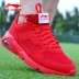 Giày nam Li Ning giày chạy bộ mùa đông toàn màu đỏ không khí đệm thể thao giay the thao nu Giày chạy bộ