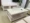 Nội thất Hefei Bột ngà châu Âu phòng khách màu trắng phù hợp kết hợp sơn kính bàn cà phê Tủ tivi An Huy có thể gửi - Bộ đồ nội thất