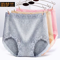 Eo cao, bụng, mông, không dấu vết, cotton nguyên chất, đồ lót nữ, eo cao, tam giác, cotton, đồ lót, phụ nữ, tốt hơn sợi tre do lot nu