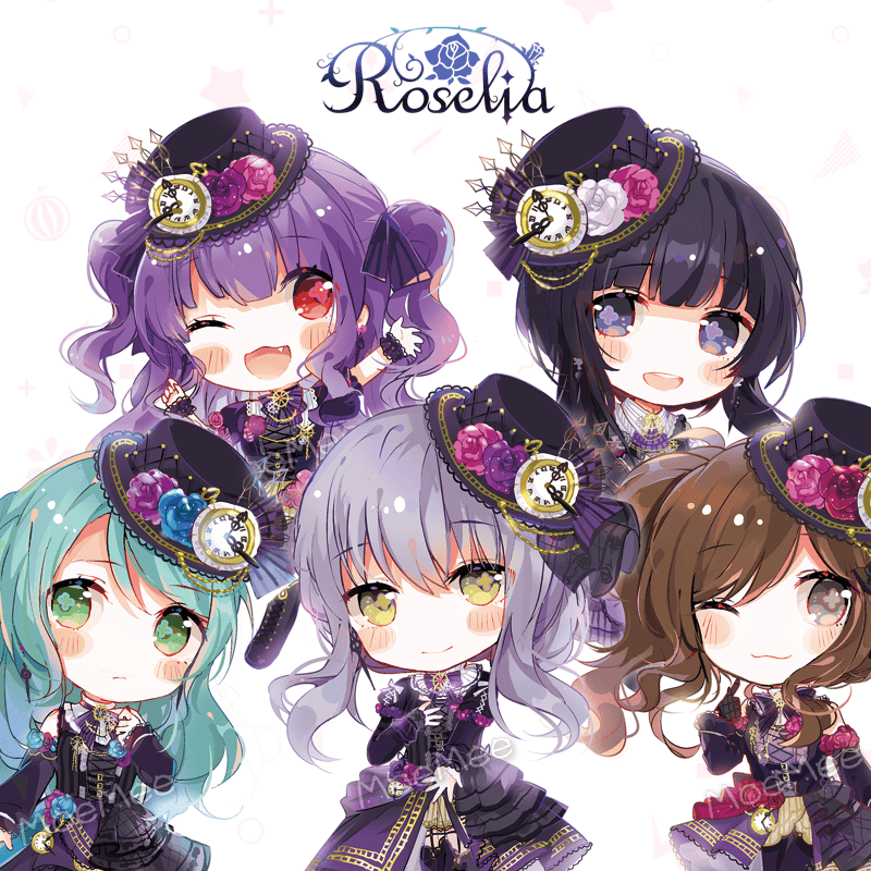 Bang Dream Imai Lisa Roselia Mascot Key Chain Anime Manga NEW
