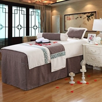 mô hình chung đơn giản châu Âu giường massage rắn cao cấp vẻ đẹp thẩm mỹ viện bedspread denim bedspread Body bìa custom-made - Trang bị tấm mẫu ga giường spa