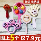 Игрушка для младенца, колокольчик для новорожденных, качалка, детская погремушка, 0-3-6 мес., 1 лет, раннее развитие