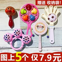 Игрушка для младенца, колокольчик для новорожденных, качалка, детская погремушка, 0-3-6 мес., 1 лет, раннее развитие