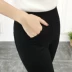 Mùa thu mới quần legging nữ không thể lấy lụa co giãn co giãn chân mỏng quần bút chì mặc quần dài thủy triều - Quần tây thường Quần tây thường