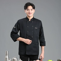 Черные кожаные кнопки