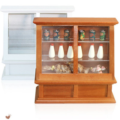 taobao agent OB11 GSC baby uses food and play props to shoot retro wood cake cabinets