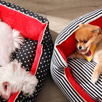 型 型 啵 啵 啵 啵 Большая собачья кровать может быть разборкой для собачьего дома плюшевые питомцы Поставки подушки для собак гнездо кошачья осень и зима