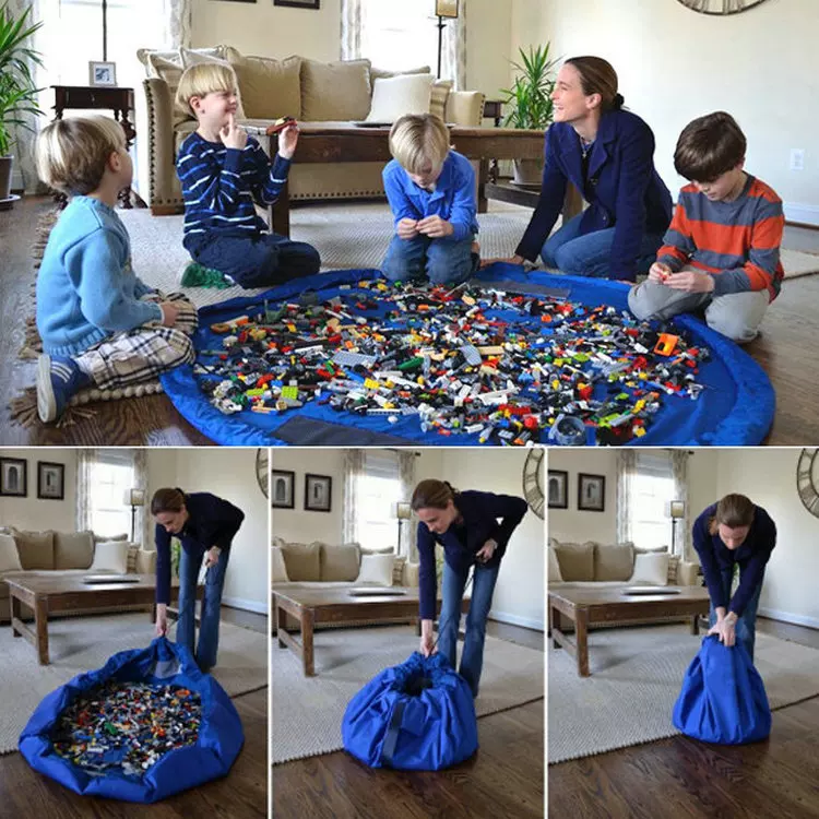 Big fast toy, storage bag, game duvet, constructor