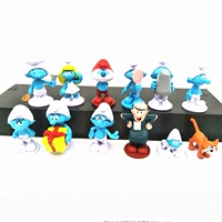 12 Smurfs сестра Голубая сестра Геге ведьм семейный семейный семейный семейный семейный семейный мультфильм персонаж ручного качания модель свинга