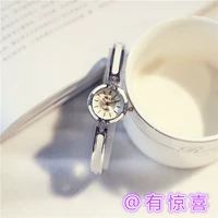 Брендовый браслет, модные трендовые маленькие свежие водонепроницаемые часы, в корейском стиле, простой и элегантный дизайн