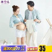 Cho thuê 816 phụ nữ mang thai cặp đôi ảnh quần áo mới studio chụp ảnh đôi nam nữ ảnh nghệ thuật quần áo