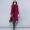 Áo khoác len nữ dài phần phiên bản Hàn Quốc 2018 mới mùa đông dày của phụ nữ qua đầu gối là áo khoác len cashmere mỏng - Accentuated eo áo
