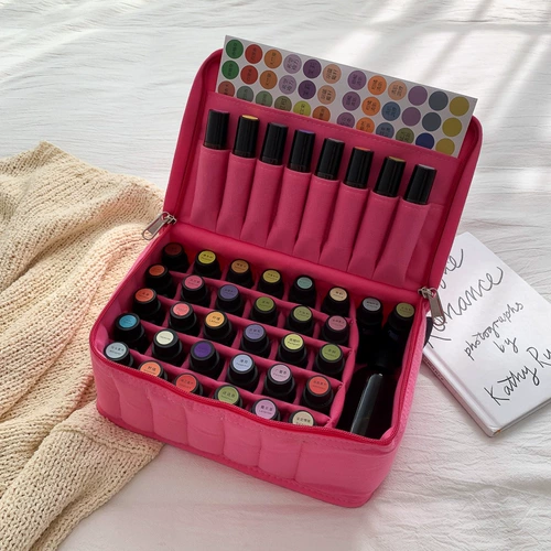 Вместительное и большое модное портативное масло, хлопковая ткань, 39 ячеек, увеличенная толщина, простой и элегантный дизайн