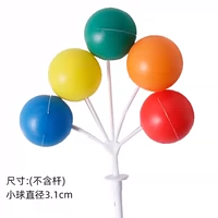 Пластиковый красочный воздушный шар, 5 шт