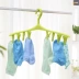 Móc khóa kiểu Nhật Bản móc khóa đa năng móc treo quần áo kẹp quần áo nhỏ vớ phơi giá 8 clip - Hệ thống giá giặt Hệ thống giá giặt