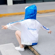Cô gái mùa hè quần áo chống nắng 2018 mới ngoài trời gas ngoài Hàn Quốc phiên bản của mùa hè phần mỏng trẻ em thở UV quần áo