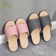 giày Bắc Âu mùa hè lanh bông dép nặng có đáy chống trượt nặng đáy vài cái đó đến nhà hộ gia đình mềm đáy nam Four Seasons
