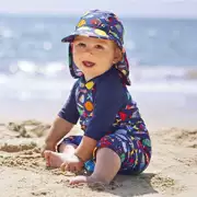 Trẻ em trẻ em bé áo tắm một mảnh 0 nam và nữ 1 trẻ em 2 chống nắng 3 tuổi dính liền 6-12 tháng tuổi - Đồ bơi trẻ em