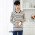 Big boy cotton mùa thu quần áo trẻ trai 12-15 tuổi Lycra cotton mùa thu và mùa đông vòng cổ đồ lót nhiệt thiết lập mỏng đồ bé trai đẹp Quần áo lót