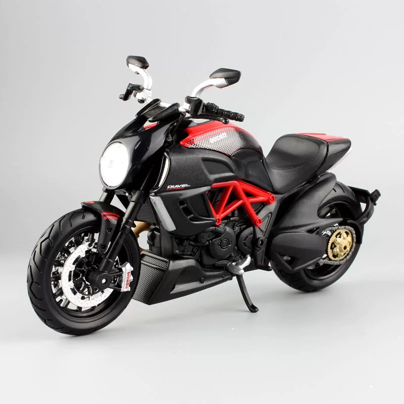 Mei Chu 1:12 Ducati Devil DIAVEL модель мотоцикла из сплава уличный локомотив игрушки