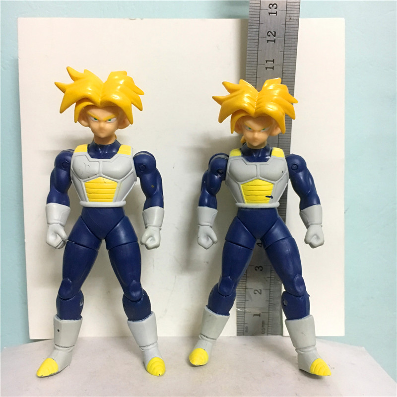Light Yellow (Right)Genuine bulk cargo Bandai / Wan Dai Dragon Ball fat Buu  Begita Sun WuKong Movable Garage Kit image Ornaments