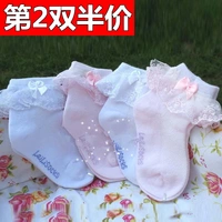 Детские хлопковые осенние носки для принцессы, 3-5-7-9 лет