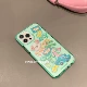 Мятный мультяшный чехол для телефона, английский