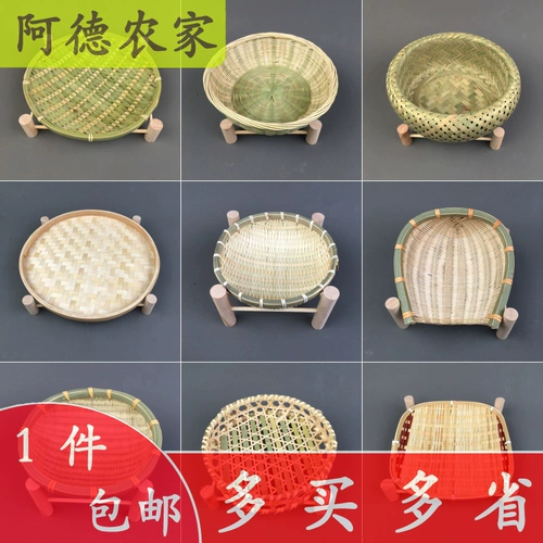 Ручная бамбуковая бассейна с фруктовым бассейном корзина для дома закуски для закуски поддон с базовой бамбуковой корзиной деревянный полки пылен