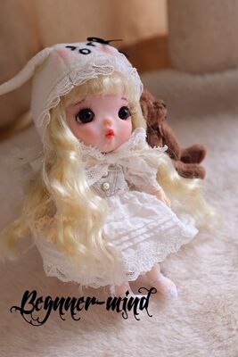 taobao agent * Nuomi Tuanzi* OB11 Skirt Set White [Beginner Mind-First Heart]