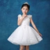 Đầm trẻ em váy công chúa hoa cô gái váy cô gái lớn tuổi vai trắng váy cưới piano mùa hè - Váy trẻ em Váy trẻ em