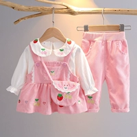 Детский осенний комплект, детская осенняя одежда, в западном стиле, детская одежда, 3 предмета