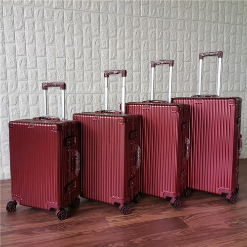 Экспортная экспортная алюминиевая коробка для экспорта на иностранную торговлю 10 000 -проездные царапины для мужчины -студент -студент -багаж пароль 22/26 дюймов