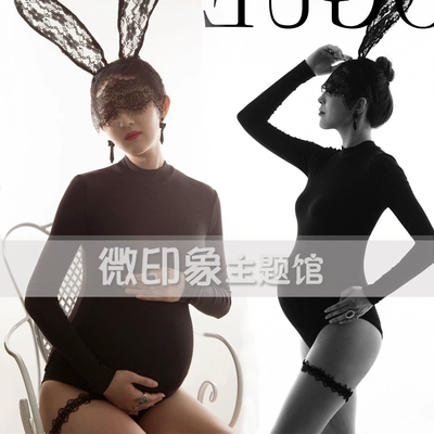 8174性感兔女郎针织连体衣影楼拍摄黑色摩登主题新款孕妇照相服装-淘宝网 8174性感兔女郎针织连体衣影楼拍摄黑色摩登主题新款孕妇照相服装-淘宝网