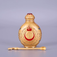Rongzhao Оригинальный дизайнерский ремесленный ремесло металлический нюхак для бутылки с коллекцией искусства Snuff Pot Подарки памятный подарок бесплатная доставка