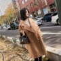 Áo khoác len mùa đông 2018 mới của Hàn Quốc áo khoác len nữ dài mùa đông - Áo Hàn Quốc áo khoác dạ nữ form ngắn