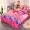 Falais bốn mảnh dày flannel pha lê flannel tấm giường 1,5m1,8 m lông cừu san hô hai mặt - Bộ đồ giường bốn mảnh