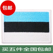 Velcro cờ Estonia, băng tay, huy hiệu trang phục, nhãn, thêu, ghi nhãn có thể được tùy chỉnh - Những người đam mê quân sự hàng may mặc / sản phẩm quạt quân đội