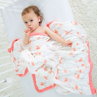 Детское марлевое одеяло, банное полотенце для новорожденных, коляска