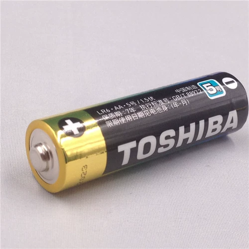 Toshiba Toshiba 5 Батарея aa щелочная батарея LR6 Одиночная 3 золотой стержень измеритель артериального давления Omron