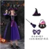 trang phục haloween Halloween Trẻ Em Phù Thủy Hóa Hiệu Suất Đầm Tiệc Hóa Trang Phù Thủy Ma Cà Rồng Trang Phục ý tưởng halloween Trang phục haloween