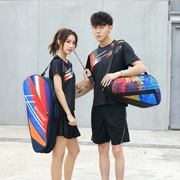 Túi cầu lông mới 2018 vai 3 6 gậy nam và nữ ba lô lưới lông phổ dụng túi vợt dày để gửi túi giày